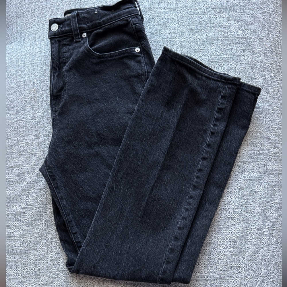 Madewell Women's Black 90s Straight Leg Jeans Size 26